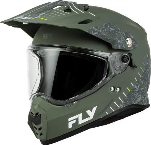 FLY TREKKER GRANITE HELMET MATTE SAGE/GREY LG