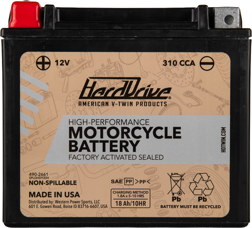 HARDDRIVE AGM Sealed Battery