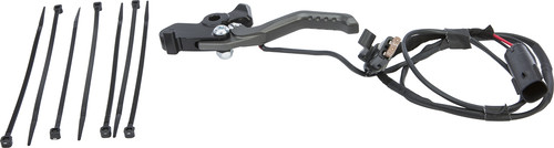 SPG SKINZ ADJUSTABLE BRK LEVER S-D HEATED BILLET GRAPHITE S/M