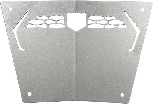 FRONT SPORT BUMPER SKID PLATE SPARKLE SILVER METALLIC