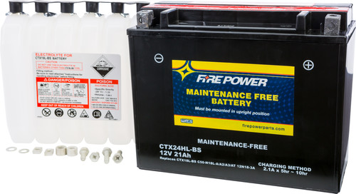 FIRE POWER Maintenance Free Sealed Battery