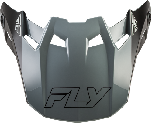FLY RACING FORMULA CC GLIDE VISOR BLACK/GREY YL/SM