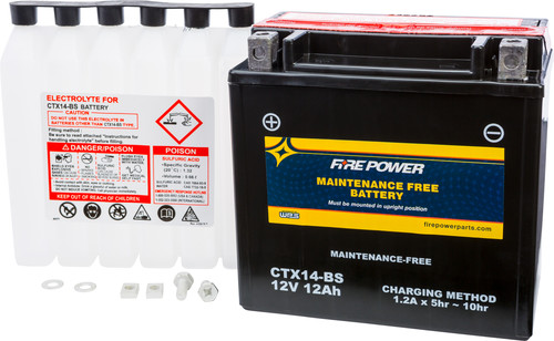 FIRE POWER Maintenance Free Sealed Battery