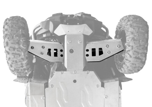 RIVAL POWERSPORTS USA FRONT A ARM GUARDS ALLOY