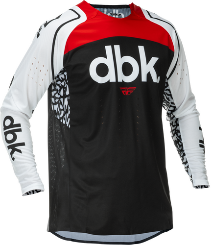 FLY RACING EVOLUTION  DST DBK JERSEY BLACK/WHITE/RED XL