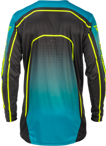 FLY RACING RAYCE BICYCLE JERSEY TEAL/BLACK/LIME SM