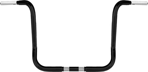 WILD 1 CHUBBY 10" BAGGER APE HANGER BLACK FLHX `24-25