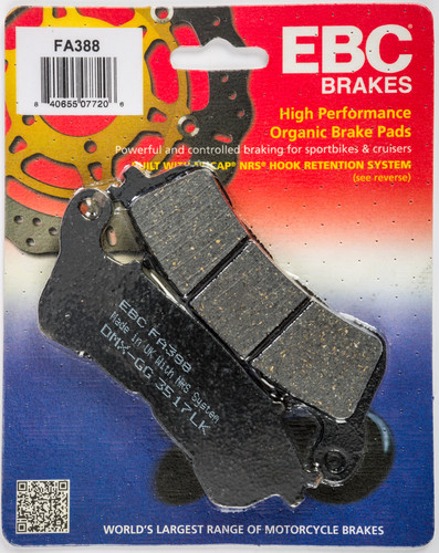 EBC FA388 Organic Front Brake Pads