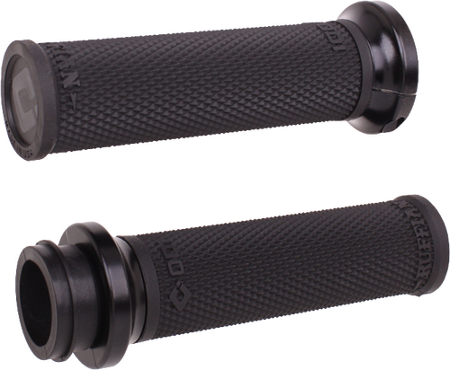 RUFIAN GRIPS INDIAN TBW 1" BLACK/BLACK