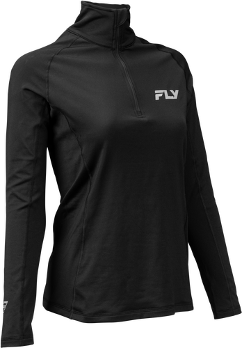 Fly Racing Heavyweight 3/4 Zip Base Layer Women's Top