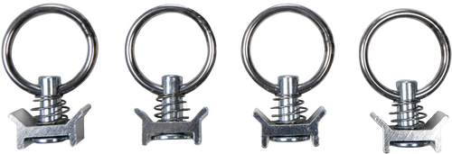 L-TRACK QUICK RELEASE CONNECTS 1.25" EYELET 4/PK
