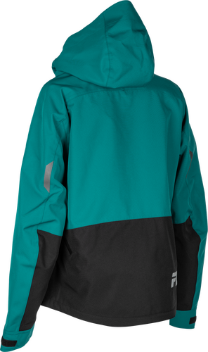 FLY RACING WOMEN'S CARBON JACKET DEEP LAKE/BLACK 2X