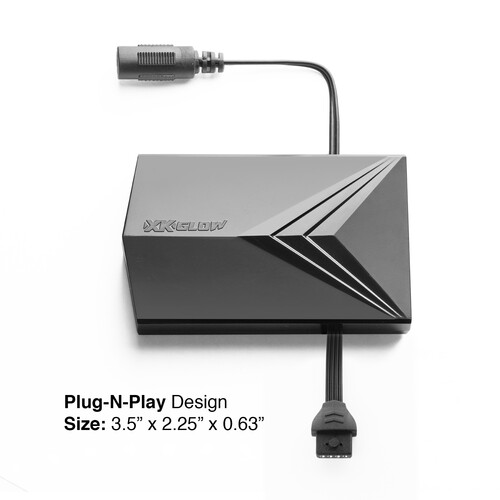 XK GLOW Multi-color Motorcycle LED Accent Light Kit w/Remote Key Fob