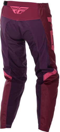 FLY RACING WOMEN'S F-16 PANTS PINK/MAUVE SZ 09/10