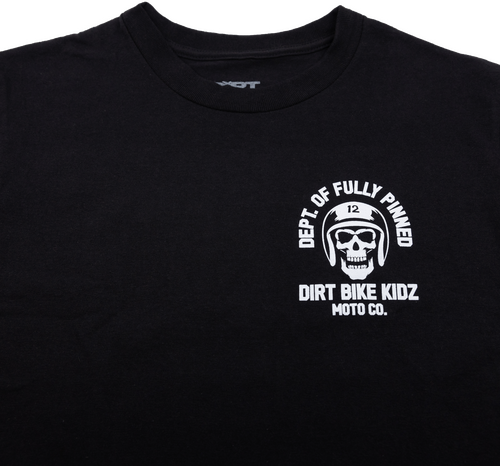 DBK FULLY PINNED TEE BLACK LG