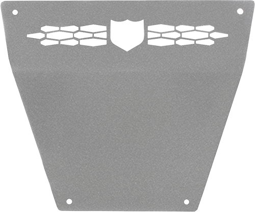 FRONT RACE SKID PLATE SPARKLE SILVER METALLIC POL