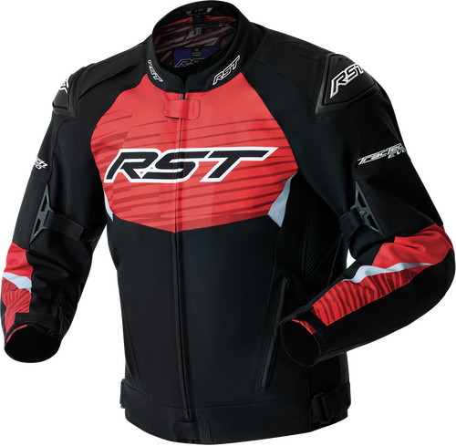 RST TRACTECH EVO 5 D3O JACKET BLACK/FLO RED TEXTILE 3X