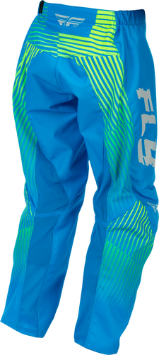 FLY RACING YOUTH F-16 PANTS BLUE/HI-VIS SZ 20