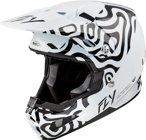 FORMULA S CARBON ABYSS HELMET WHITE/BLACK SM