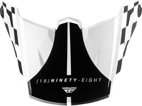 KINETIC LITE RIVAL HLMT VISOR GLOSS WHITE/BLACK