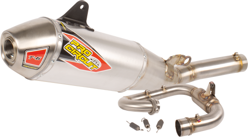 T-6 STAINLESS SYSTEM W/REMOVABLE SPARK ARRESTOR