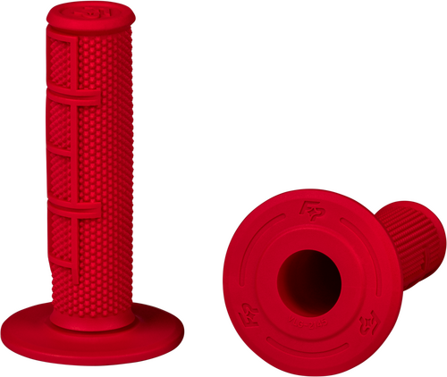 FIRE POWER CONTROL MX STANDARD GRIPS RED HALF WAFFLE