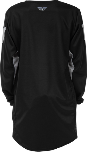FLY RACING YOUTH KINETIC JERSEY BLACK/GREY YL