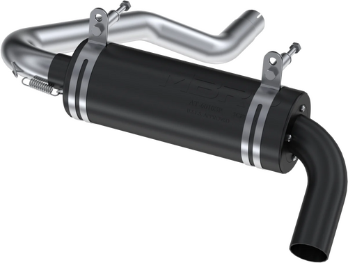 SINGLE SLIP-ON SYSTEM W/ 4.25" PERFORMANCE MUFFLER BLK