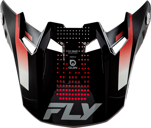 FORMULA S CARBN PROTOCOL VISOR BLACK CARBON/RED YL/SM