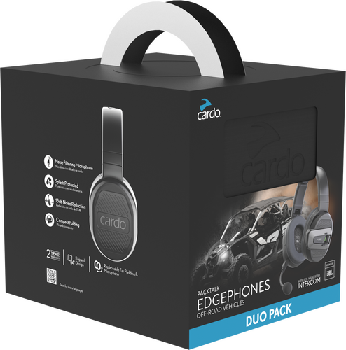 Cardo Systems Packtalk Edgephones ORV - Duo Pack