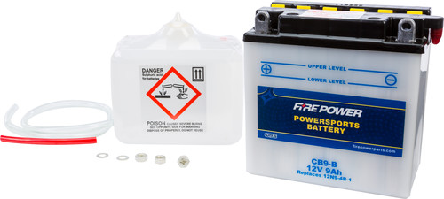 FIRE POWER 12V Heavy Duty Battery w/Acid Pack