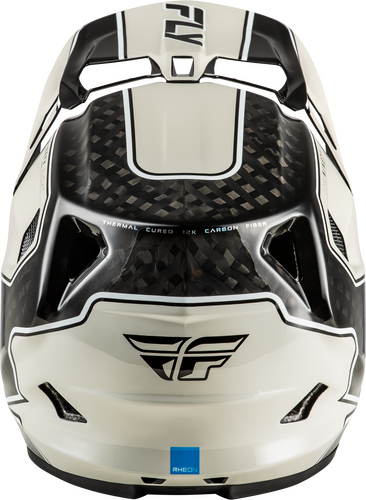 FLY RACING WERX-R FLOW CARBON HELMET BLACK CARBON/GREY XS