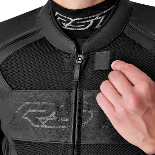 RST S1 D3O MESH LEATHER JACKET BLACK 3X