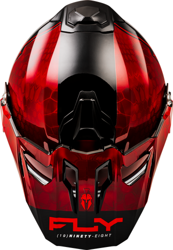 FLY RACING TREKKER CW CONCEAL HELMET ELEC SHLD RED/BLACK 2X