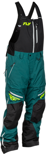 FLY RACING INCLINE BIB TEAL/BLACK SM