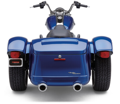 COBRA 909-TWINS 4" SLIP-ONS CHROME FREEWHEELER 15-22