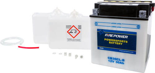 FIRE POWER 12V Heavy Duty Battery w/Acid Pack