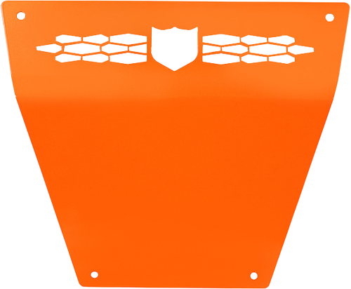 FRONT RACE SKID PLATE ORANGE POL