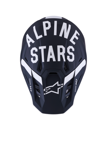ALPINESTARS SM7 DASHER HELMET BLK/WHT MATT XS