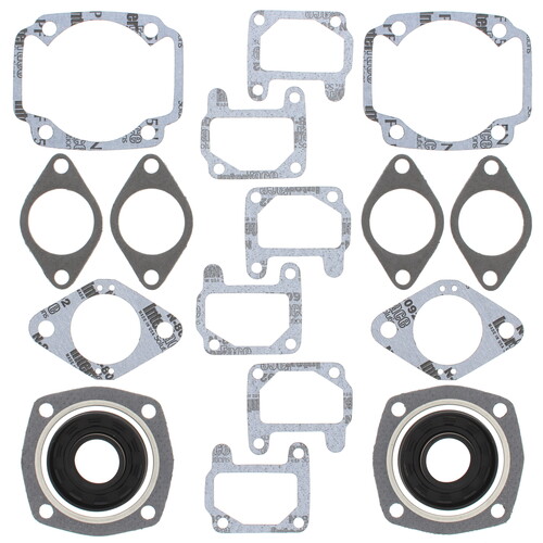 Vertex Complete Engine Gasket Kit with Oil Seals Snowmobile 1972-1975 Arctic Cat Cheetah 440, 1971 Arctic Cat EXT 440, 1975 Arctic Cat Pantera 440