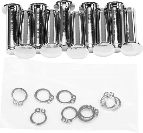 LEVER PIN & CIRCLIP BRACKET `08-20 FLH CHROME