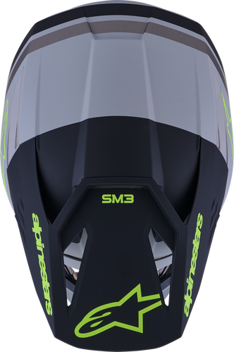 ALPINESTARS SM3 RADIUM HELMET GRY/BLK/YLW FLUO MATT LG