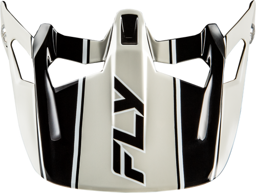 FLY RACING WERX-R CARBON FLOW VISOR BLACK/GREY