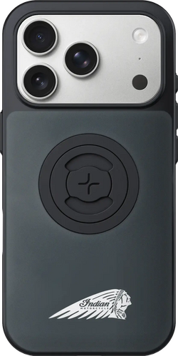 INDIAN PHONE CASE W/HEADDRESS IPHONE 17 PRO MAX GRAY W/LOGO