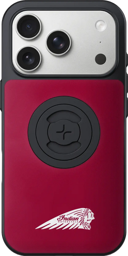 INDIAN PHONE CASE W/HEADDRESS IPHONE 17 PRO MAX RED W/LOGO