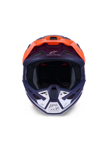 ALPINESTARS SM7 CORE HELMET ORNG/BLUE MATT MD