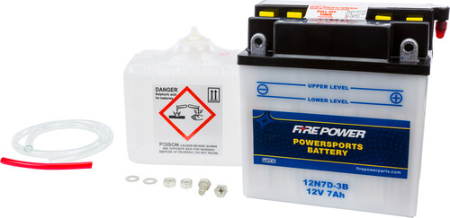 FIRE POWER 12V Standard Battery w/Acid Pack