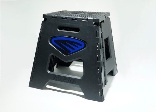 FOLDING MOTO STAND BLUE