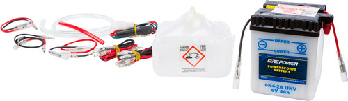 FIRE POWER 6V Standard Battery w/Acid Pack