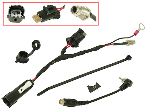 SP1 HEATED VISOR PLUG KIT S-D